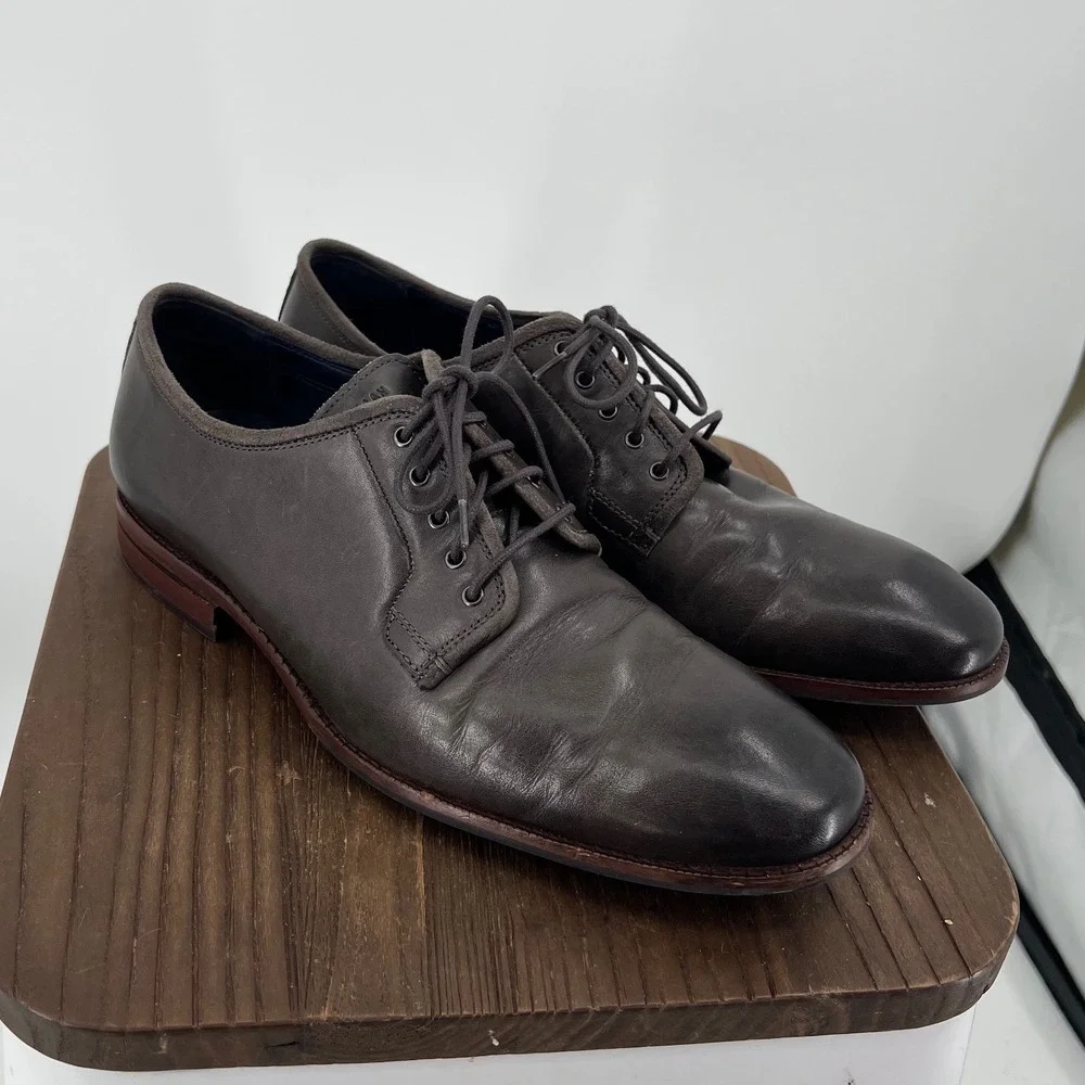 Cole Haan Grand 360 Mens Brown Leather Plain Toe Oxford Shoes C29409 Size 10 M